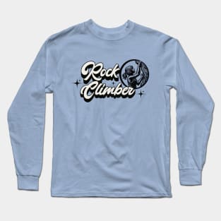 Girl Rock Mountain, Rock, Boulder or Wall Climber Long Sleeve T-Shirt